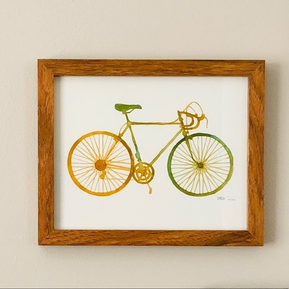 sarkaVELO Other - Bicycle Giclee Art Print (Watercolor)